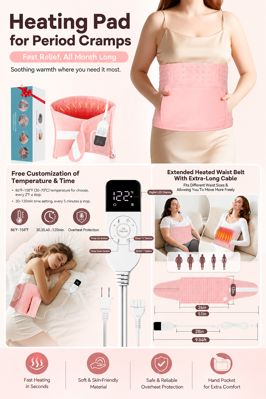 Comfy Cozy Nest™ - Heating Pad